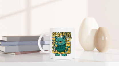 Tasse 325ml - Graffiti Cat - Katze
