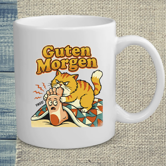Tasse 325ml - Guten Morgen - Katze