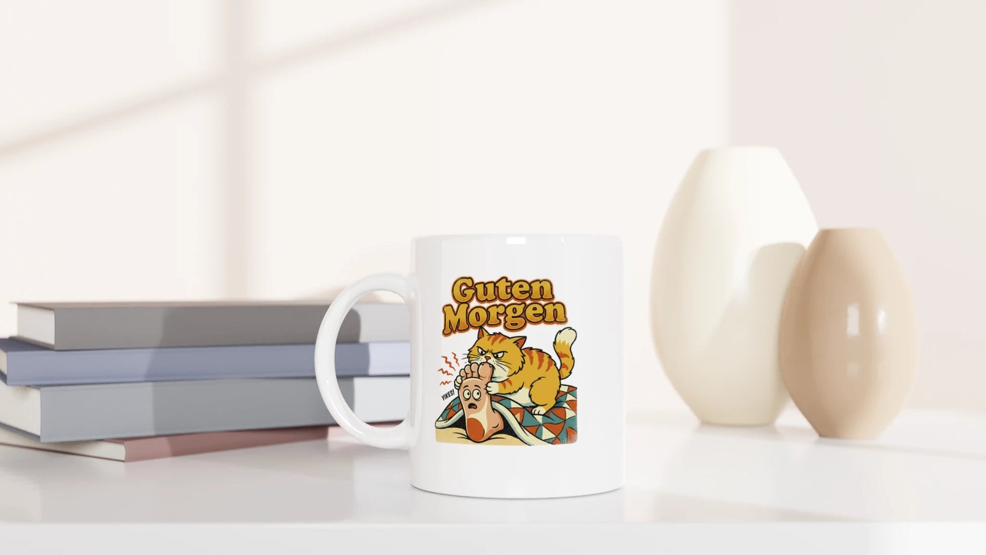 Tasse 325ml - Guten Morgen - Katze