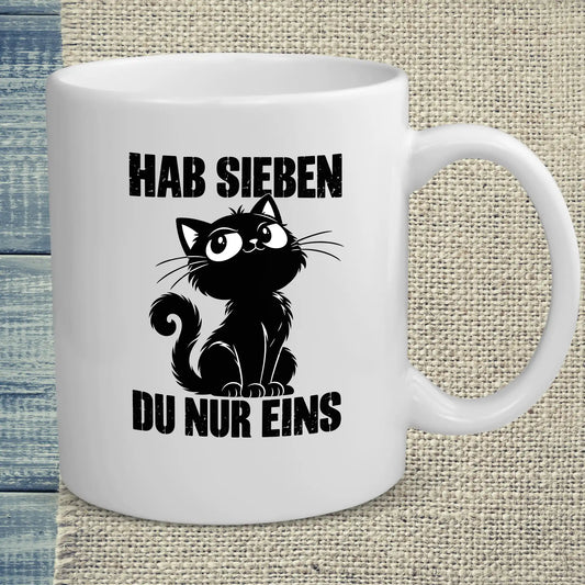 Tasse 325ml - Hab Sieben - Katze