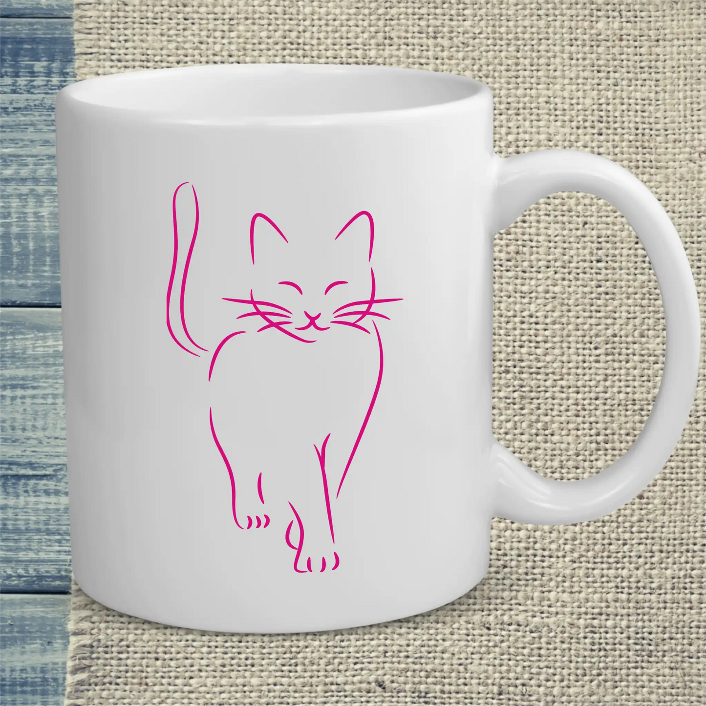 Tasse 325ml - Heiße Katze - Katze