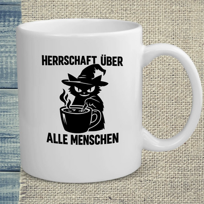 Tasse 325ml - Herrschaft - Katze, Halloween