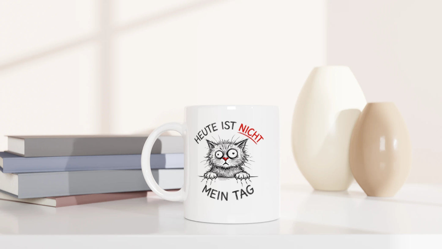 Tasse 325ml - Heute ist nicht mein Tag - Katze