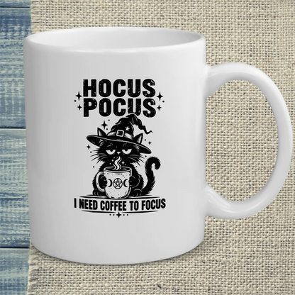 Tasse 325ml - HOCUS POCUS - Katze & Kaffee, Halloween