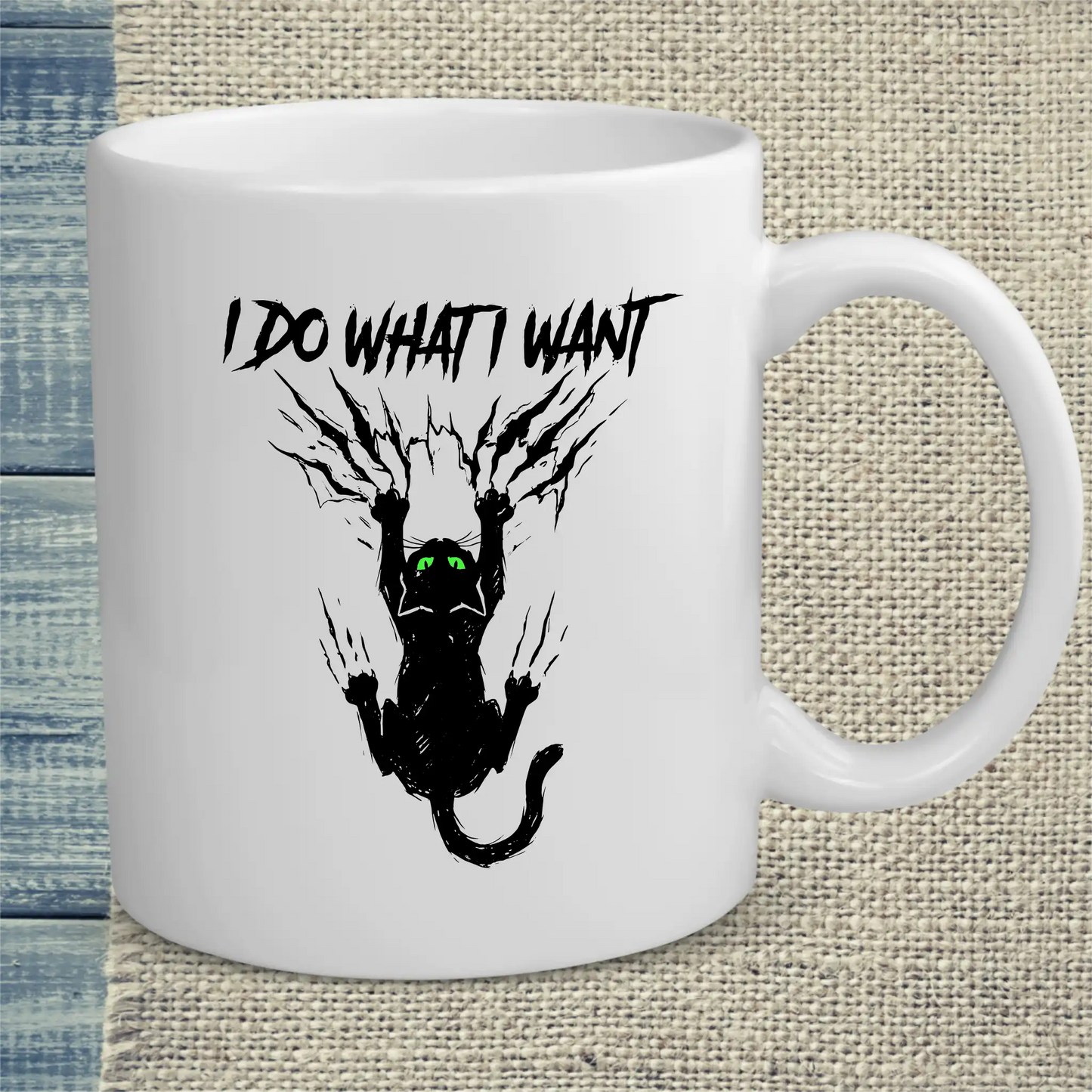 Tasse 325ml - I do what I want to do - Katze