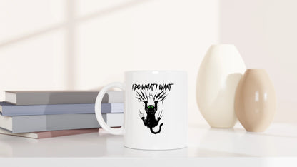Tasse 325ml - I do what I want to do - Katze
