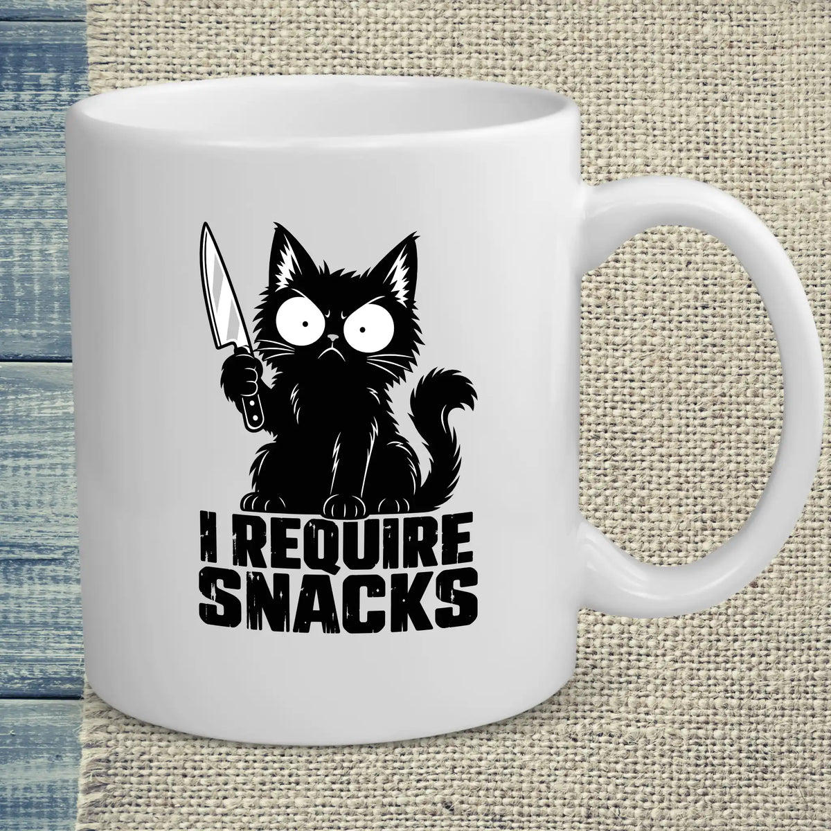 Tasse 325ml - I REQUIRE SNACKS - Katze