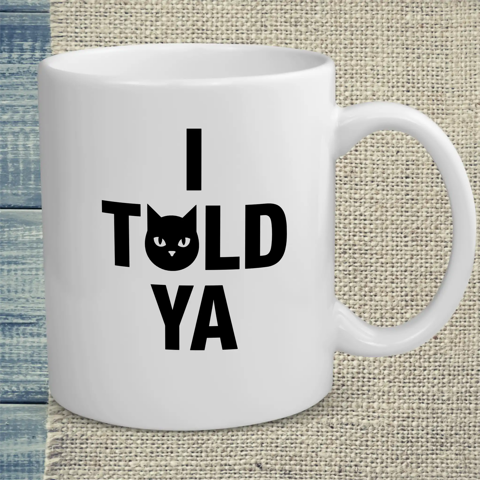 Tasse 325ml - I Told Ya - Katze
