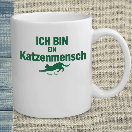 Tasse 325ml - Ich bin ein Katzenmensch - Katze