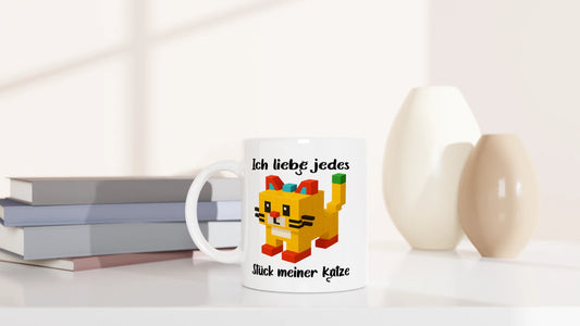 Tasse 325ml - Ich liebe jedes Stück meiner Katze - Katze