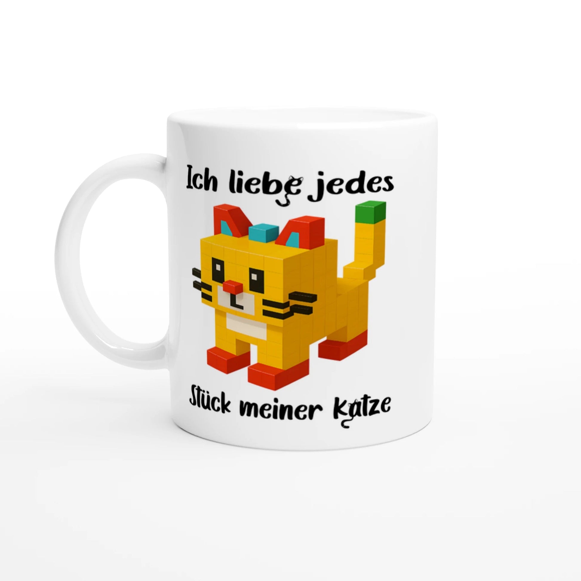 Tasse 325ml - Ich liebe jedes Stück meiner Katze - Katze