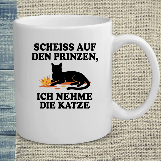 Tasse 325ml - Ich nehme die Katze - Katze