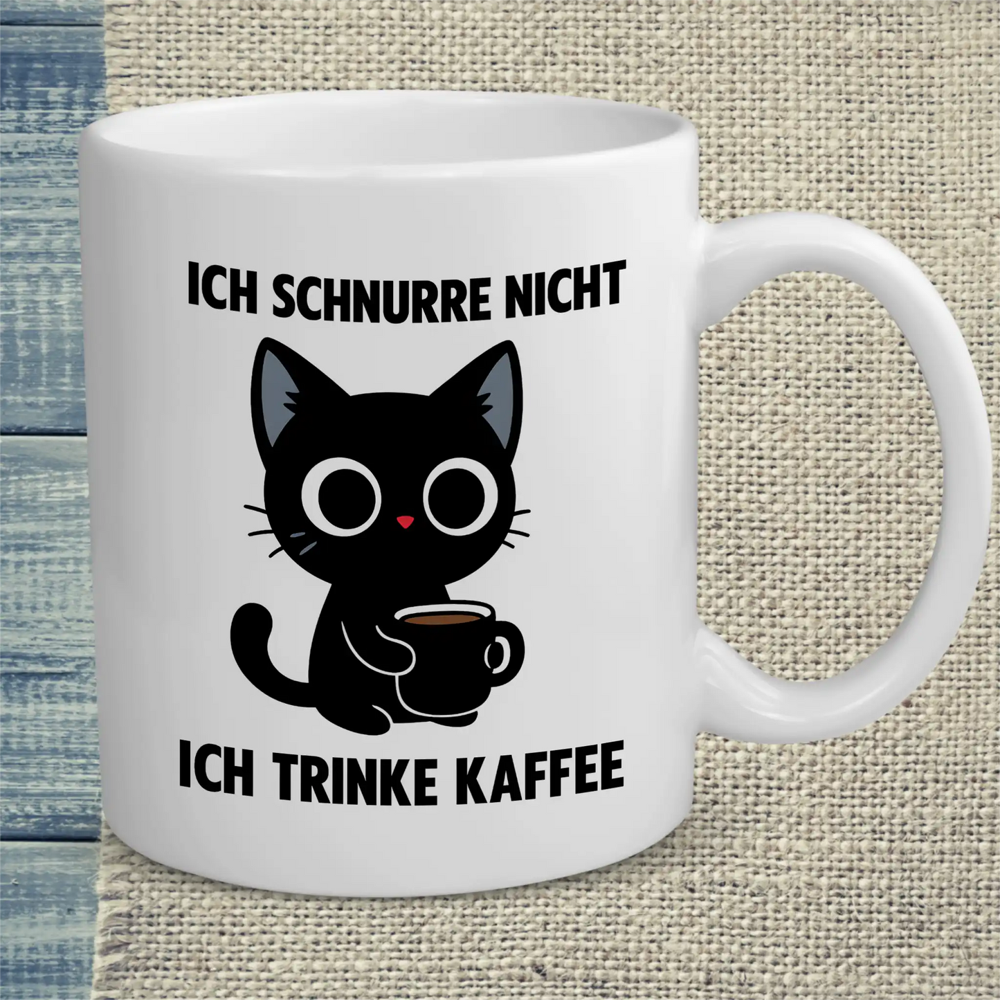 Tasse 325ml - Ich schnurre nicht, ich trinke Kaffee - Katze & Kaffee