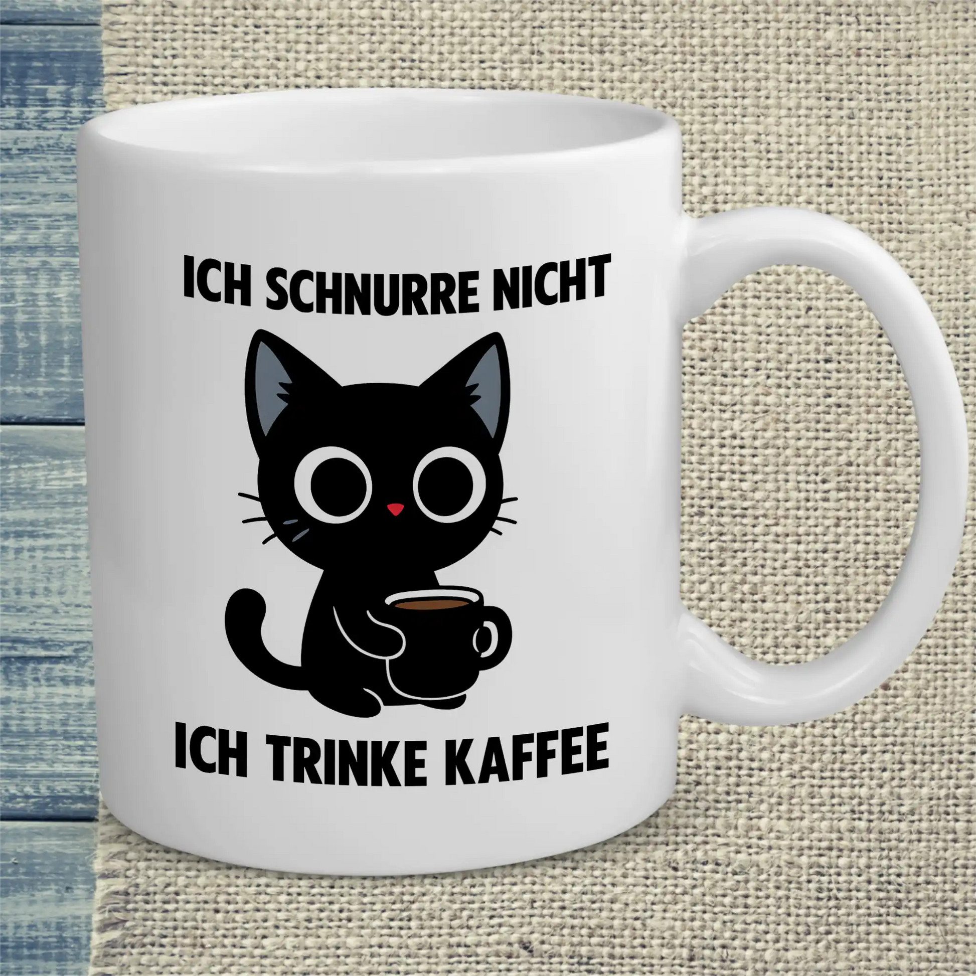Tasse 325ml - Ich schnurre nicht, ich trinke Kaffee - Katze & Kaffee