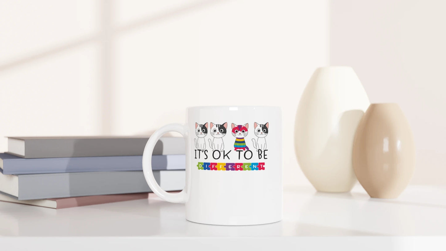 Tasse 325ml - It's OK to be different - Katze