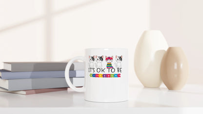 Tasse 325ml - It's OK to be different - Katze