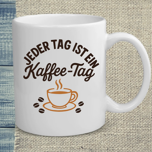 Tasse 325ml - Jeder Tag ist ein Kaffee-Tag - Kaffee