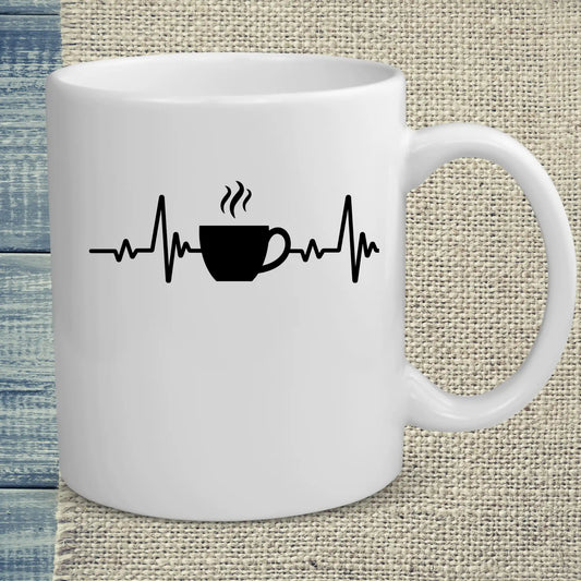 Tasse 325ml - Kaffee Herzschlag - Kaffee
