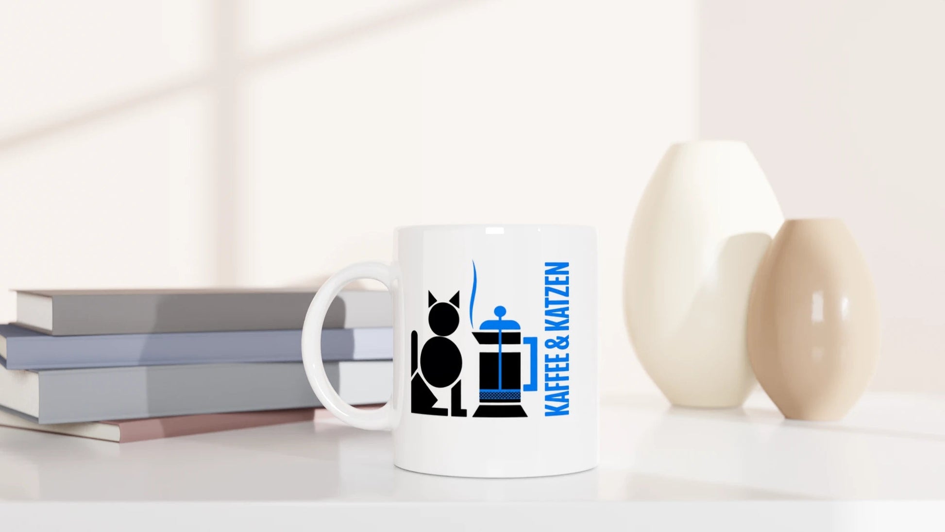 Tasse 325ml - Kaffee & Katzen - Katze & Kaffee