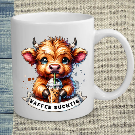 Tasse 325ml - Kaffee süchtig - Kaffee
