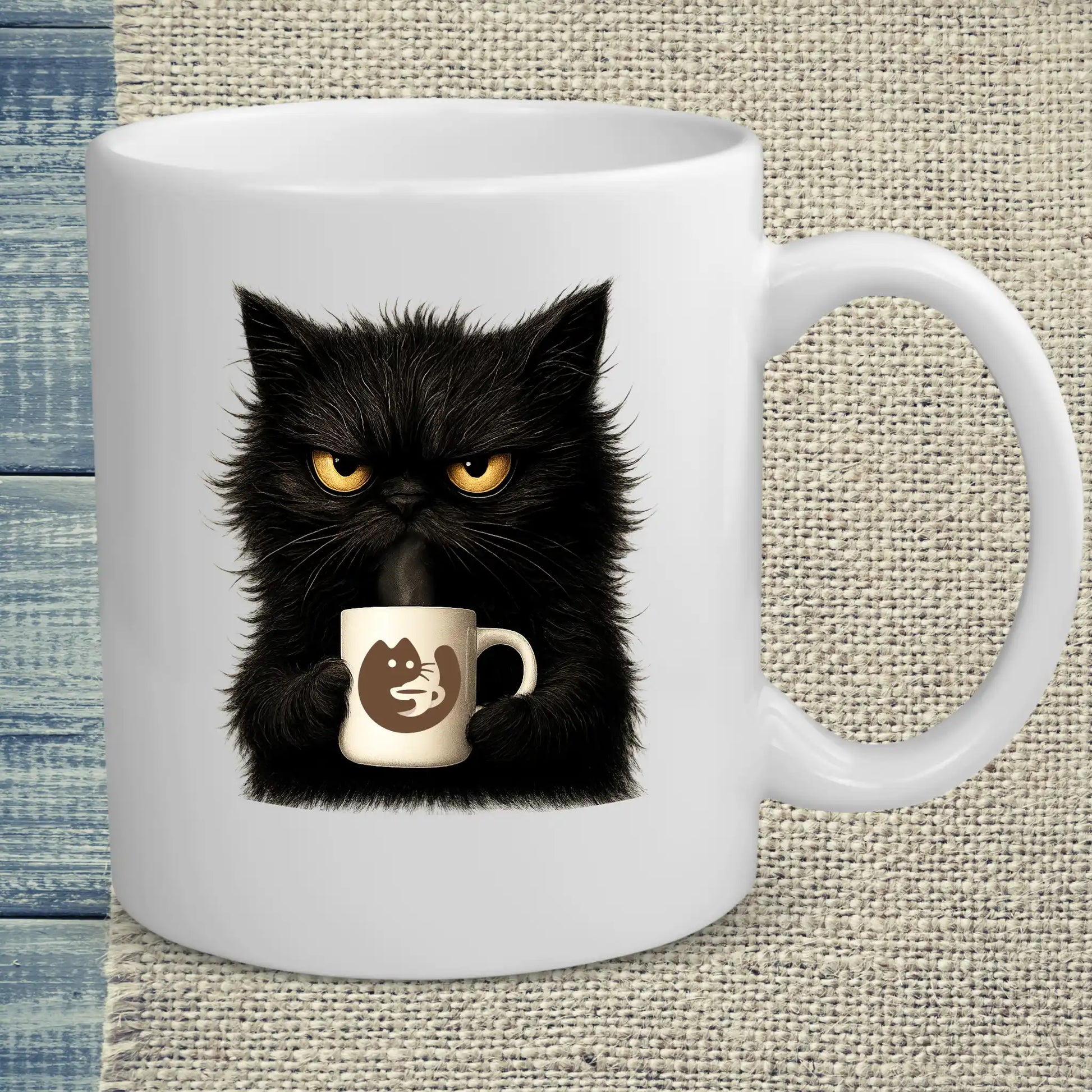 Tasse 325ml - KaffeeMiau Katze - Katze & Kaffee, KaffeeMiau