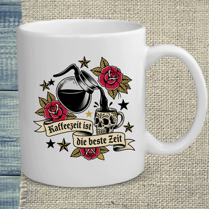 Tasse 325ml - Kaffeezeit ist die beste Zeit - Kaffee