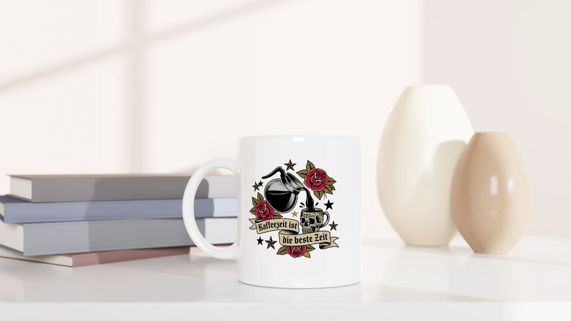 Tasse 325ml - Kaffeezeit ist die beste Zeit - Kaffee