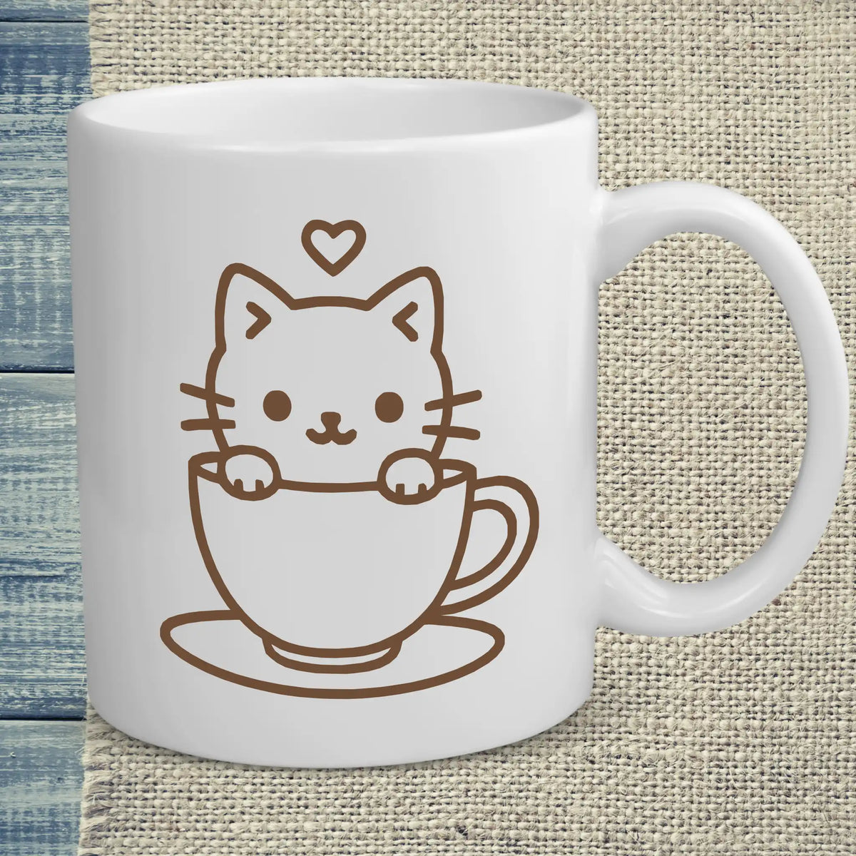 Tasse 325ml - Katze in Tasse