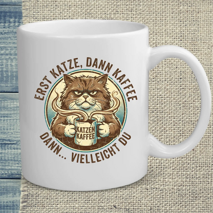 Tasse 325ml - Katze Kaffee Du - Katze & Kaffee