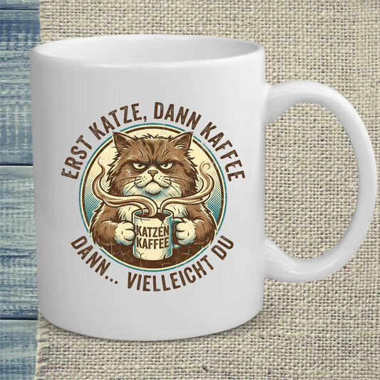 Tasse 325ml - Katze Kaffee Du - Katze & Kaffee
