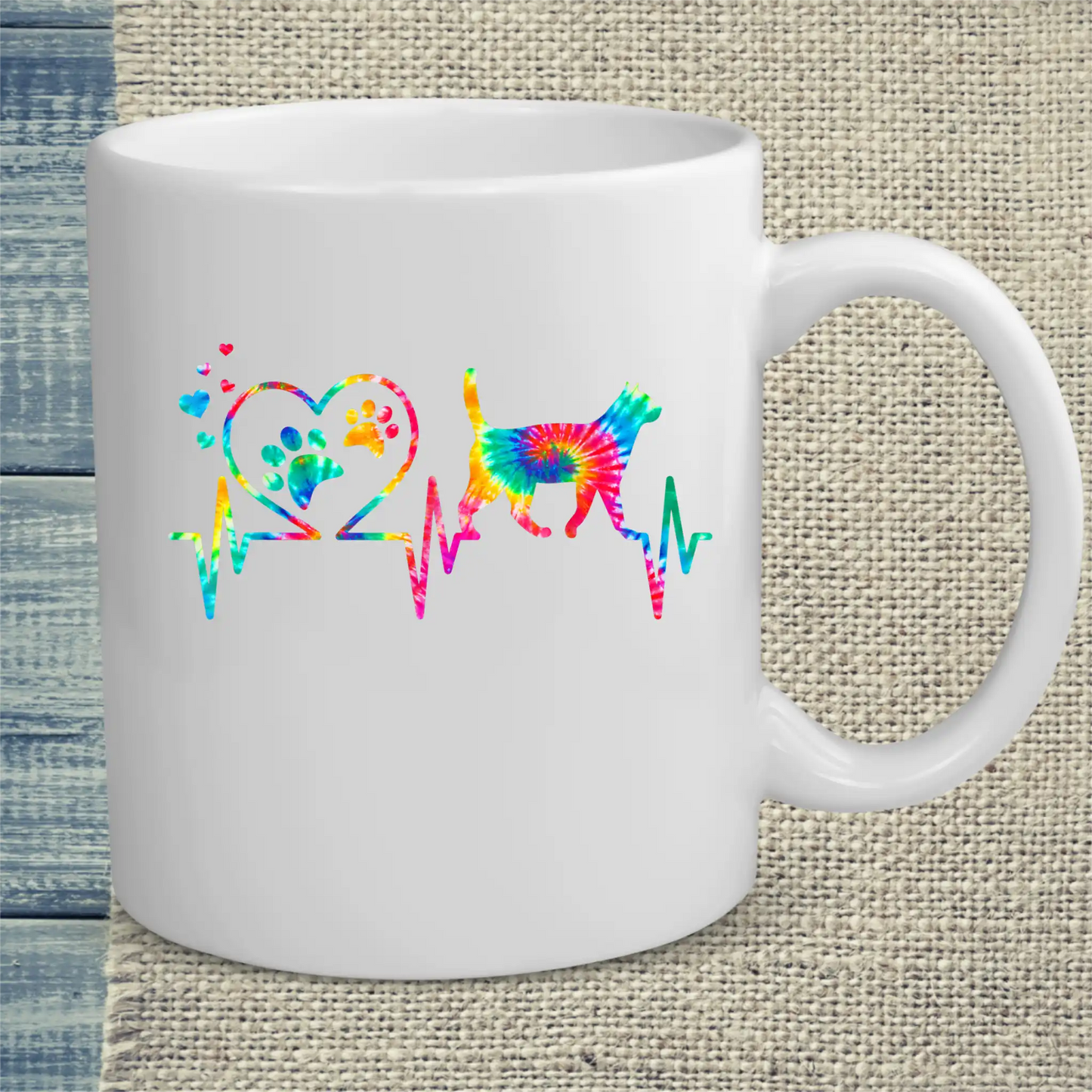Tasse 325ml - Katzen Herzschlag - Katze
