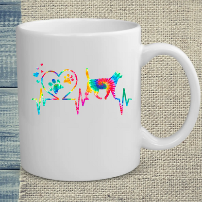 Tasse 325ml - Katzen Herzschlag - Katze