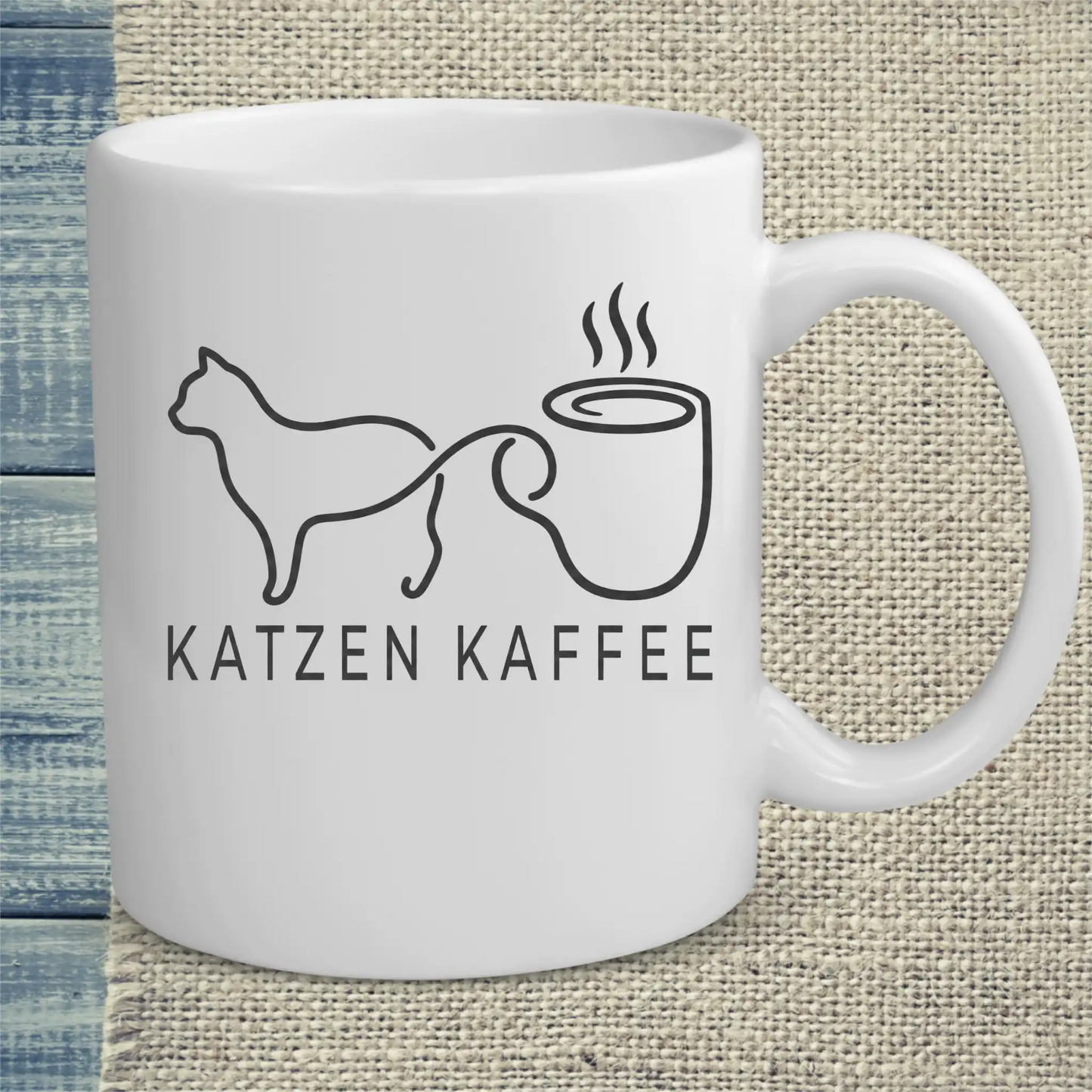 Tasse 325ml - Katzen Kaffee - Katze & Kaffee