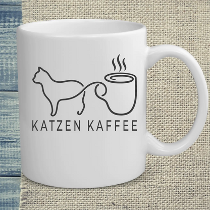 Tasse 325ml - Katzen Kaffee - Katze & Kaffee