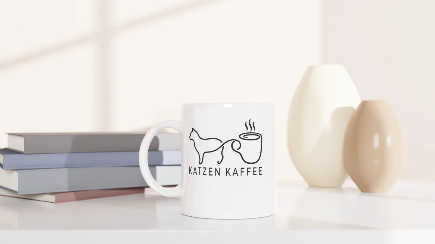 Tasse 325ml - Katzen Kaffee - Katze & Kaffee