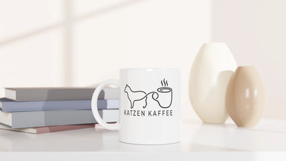Tasse 325ml - Katzen Kaffee - Katze & Kaffee