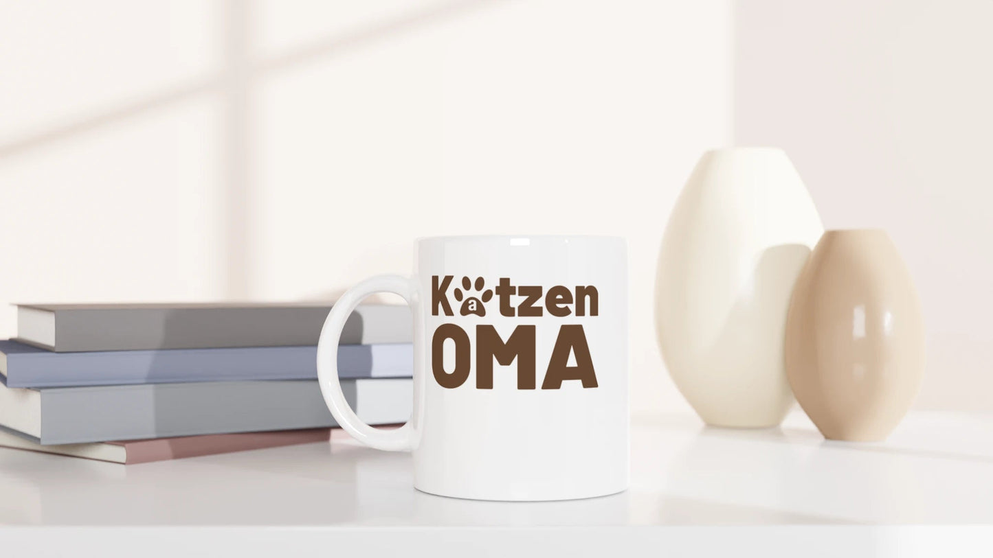 Tasse 325ml - Katzen Oma - Katze