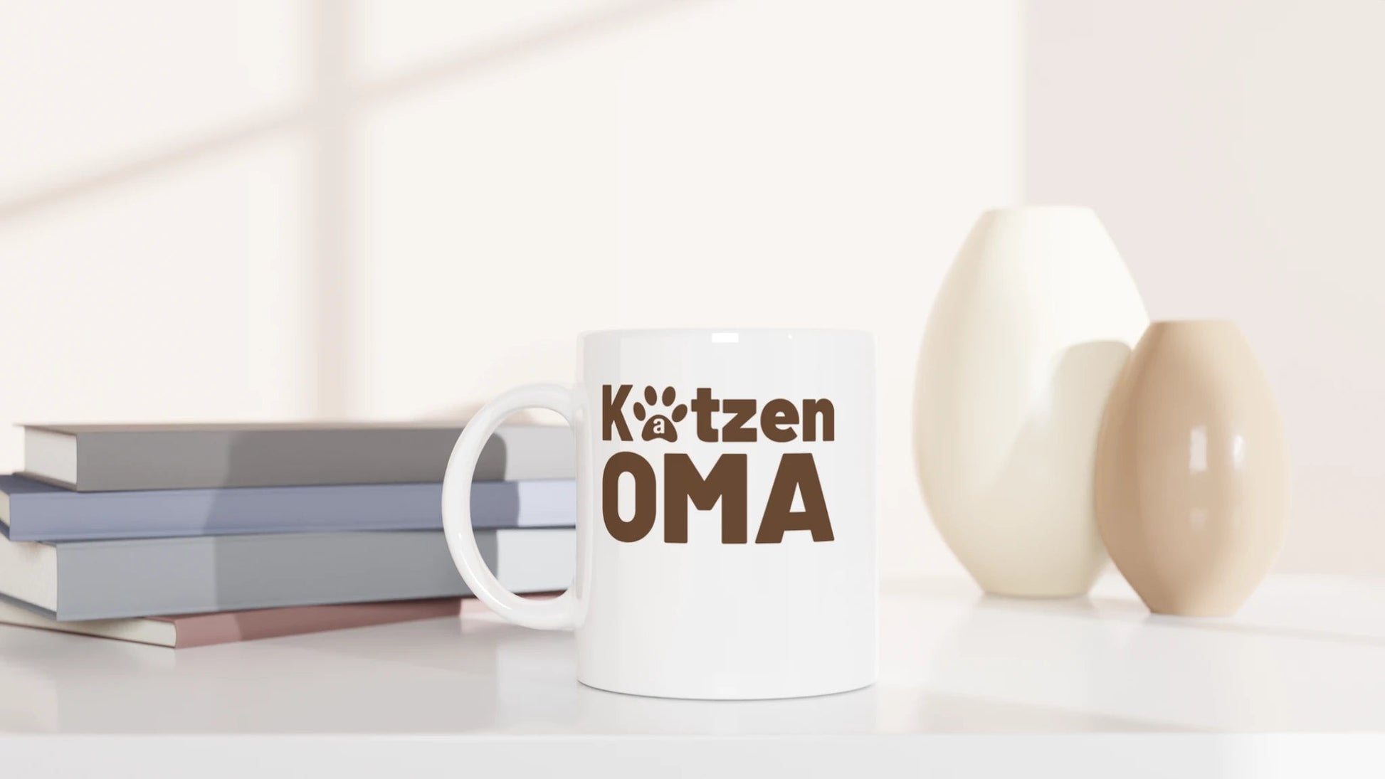 Tasse 325ml - Katzen Oma - Katze