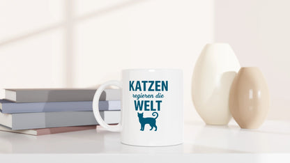 Tasse 325ml - Katzen regieren die Welt - Katze