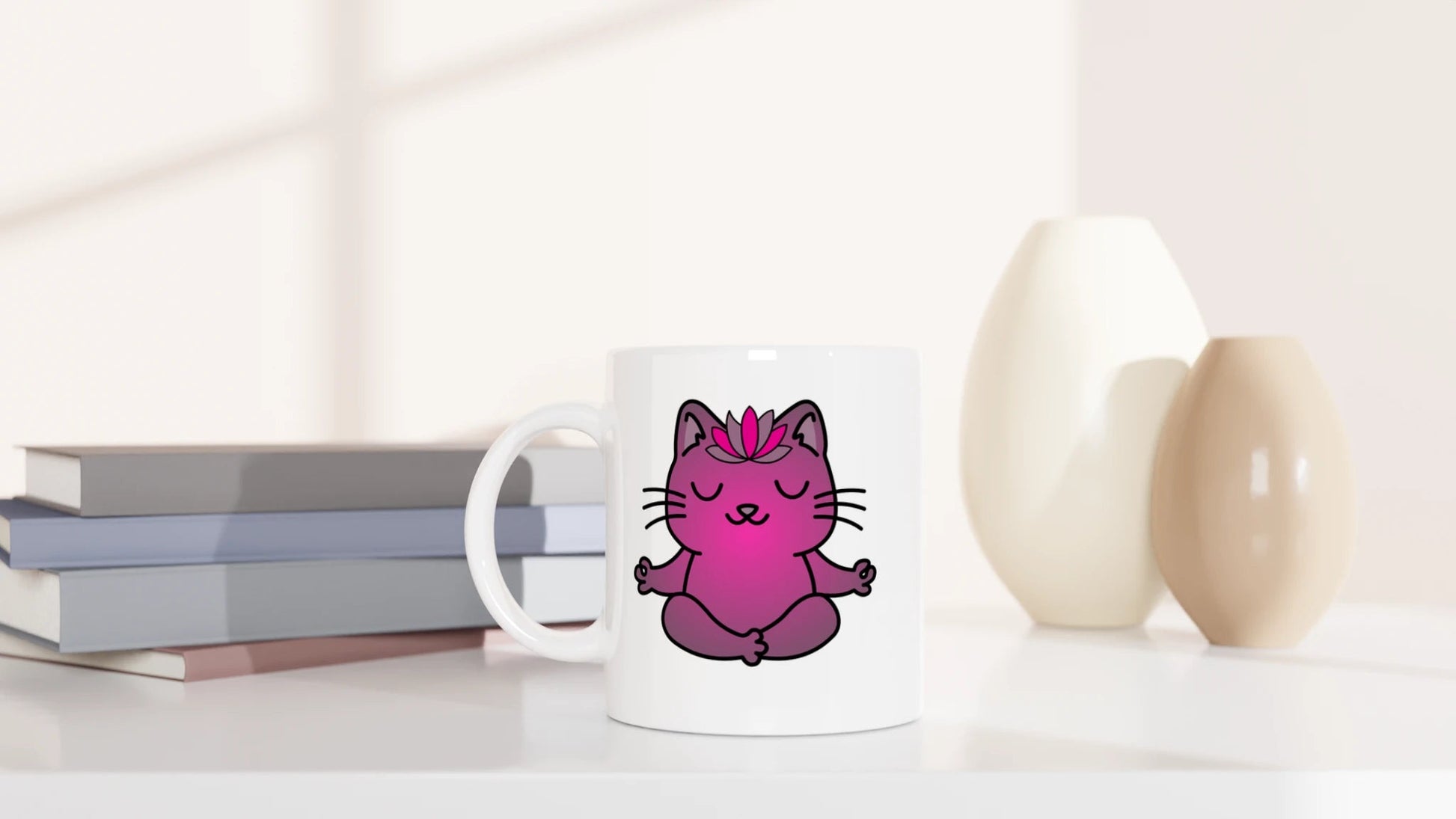 Tasse 325ml - Katzen-Yoga - Katze