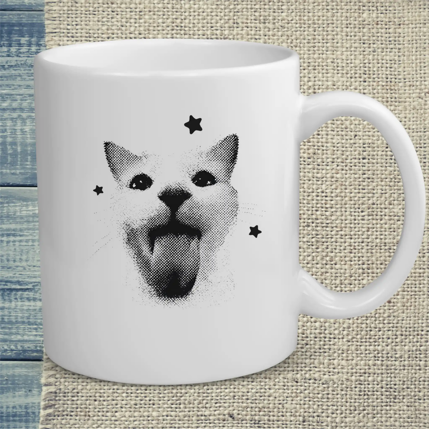 Tasse 325ml - Katzenzunge - Katze