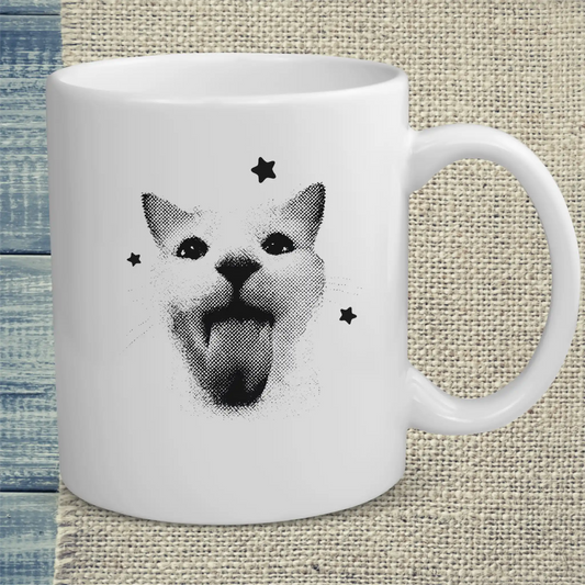 Tasse 325ml - Katzenzunge - Katze