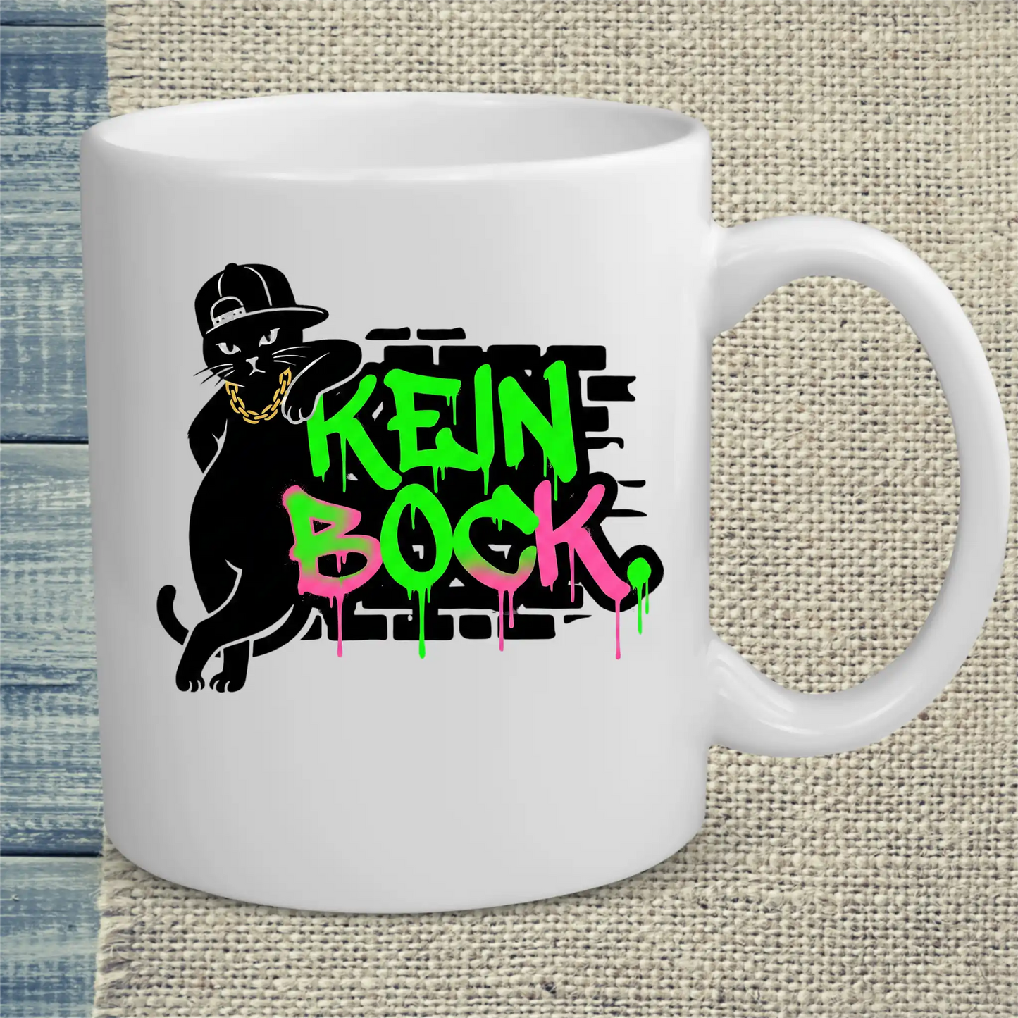 Tasse 325ml - Kein Bock - Katze
