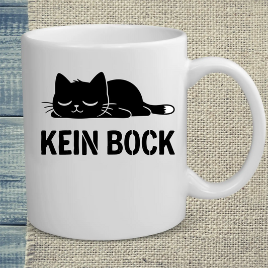 Tasse 325ml - Kein Bock - Katze