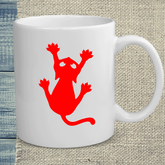 Tasse 325ml - Klammerkatze Neon Flare - Katze