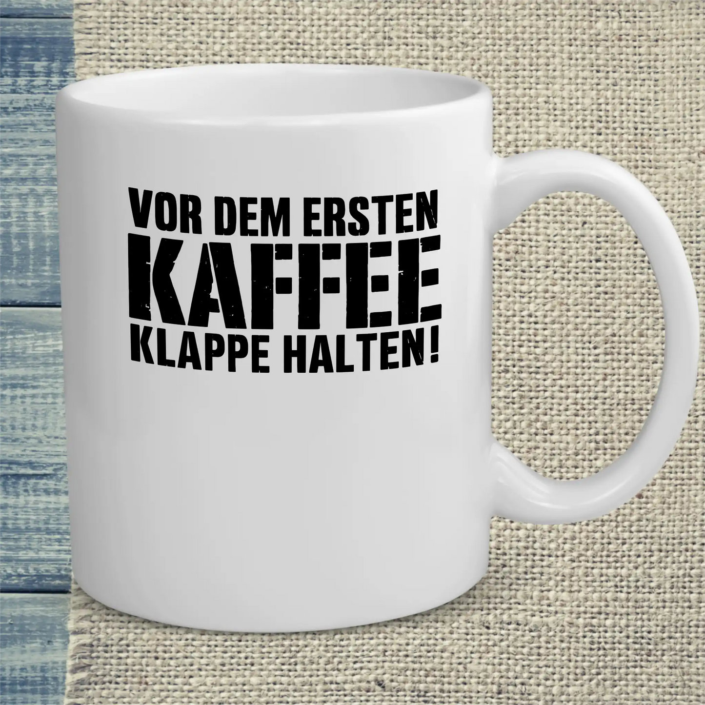 Tasse 325ml - Klappe halten - Katze & Kaffee