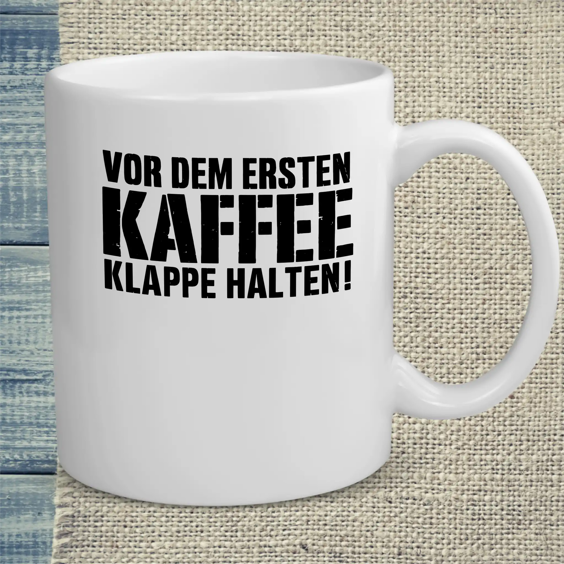 Tasse 325ml - Klappe halten - Katze & Kaffee
