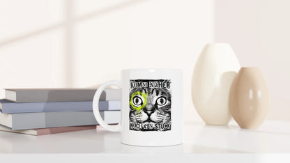 Tasse 325ml - Komm näher - Noch ein Stück - Katze