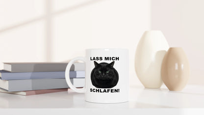 Tasse 325ml - Lass mich schlafen - Katze
