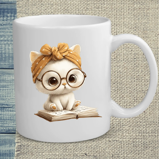 Tasse 325ml - Lesekatze - Katze